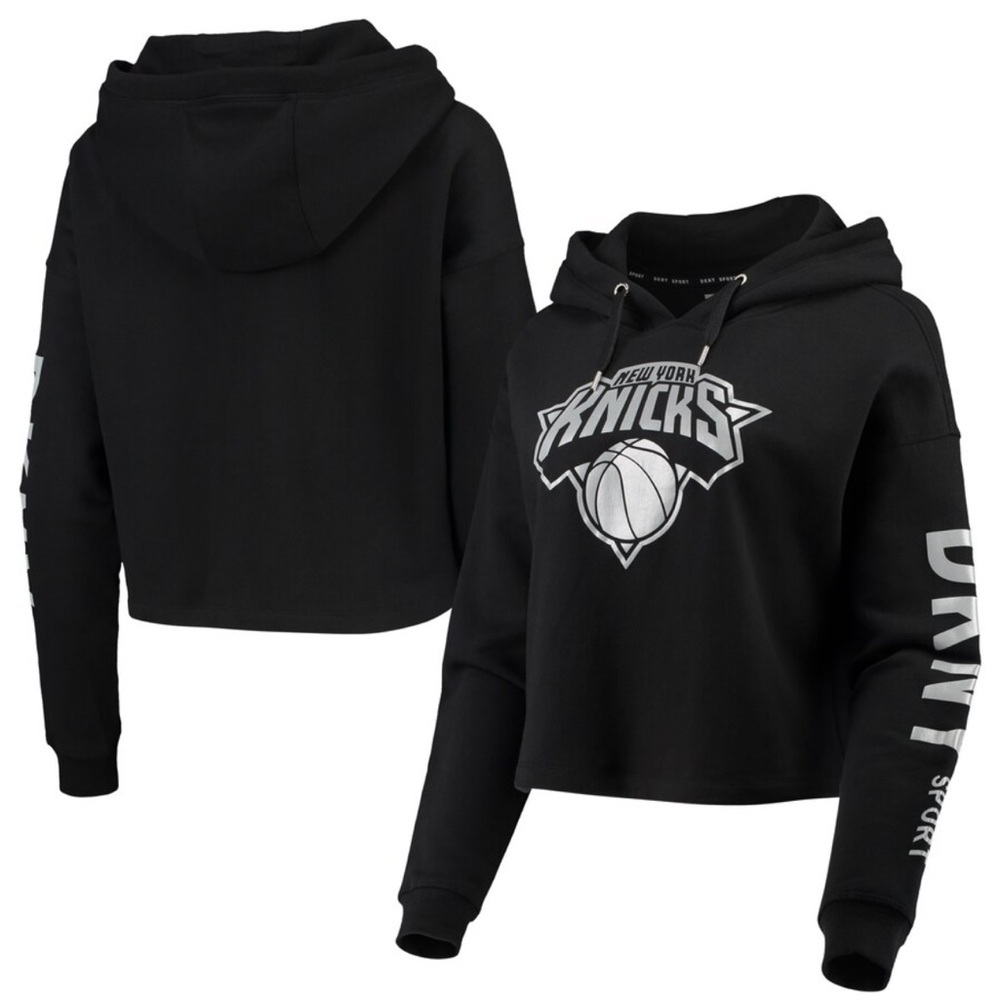 DKNY New York Knicks Crop Hoodie | SIZE S - Picture 5 of 7